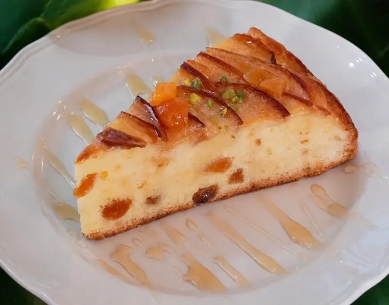 蘋果杏桃磅蛋糕原圖