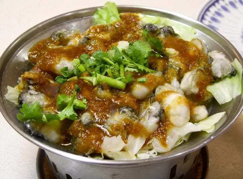安 湖南活魚的蒜泥鮮蚵