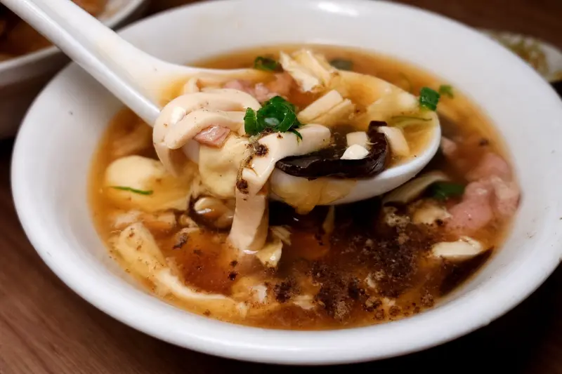 禾豐安麵食館的排骨炒飯