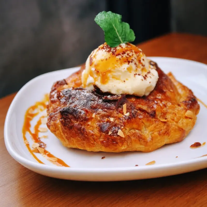 ALL DAY ROASTING COMPANY 民生店的Apple Pie Whit IceCream 蘋果派佐香草冰淇淋