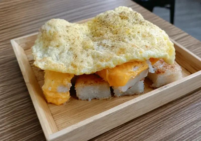 花樂發-三重店的起司歐姆蘿蔔糕