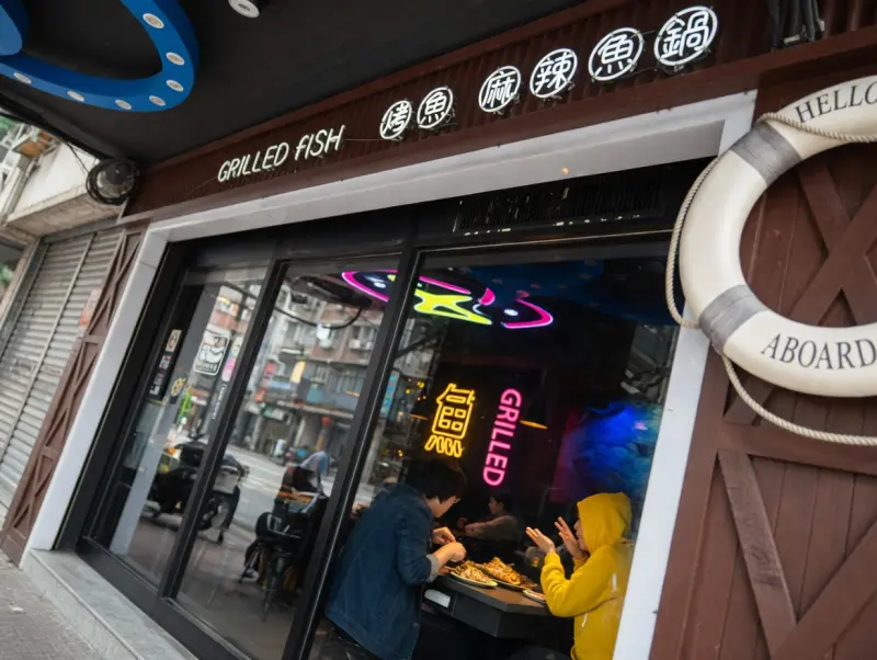 87（霸氣）重慶烤魚火鍋餐廳