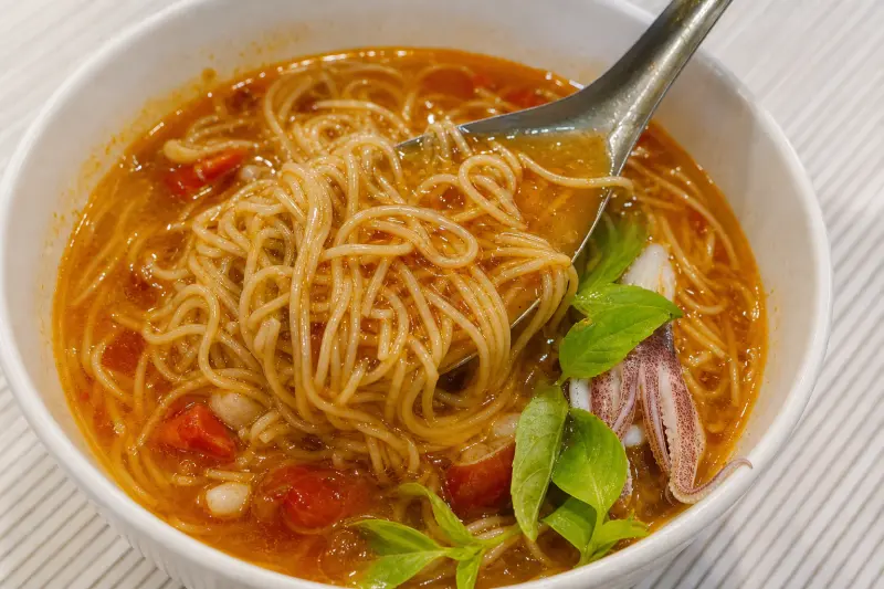 懷舊中卷麵線 の料理写真 1