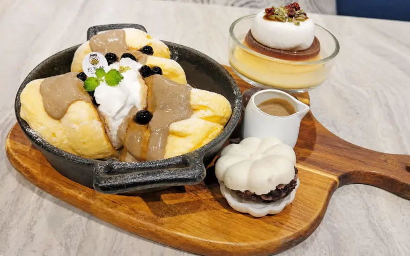 キンググレイ・アールグレイ厚焼きスフレパンケーキ