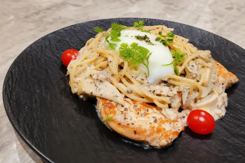 トリュフ女児紅パスタ