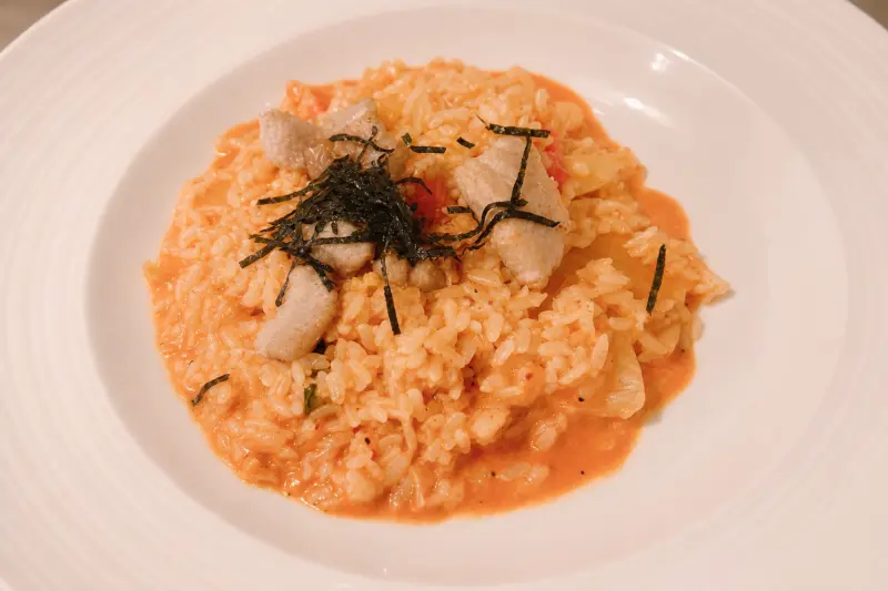 (百花台)R9 Café的韓式泡菜松阪豬燉飯
