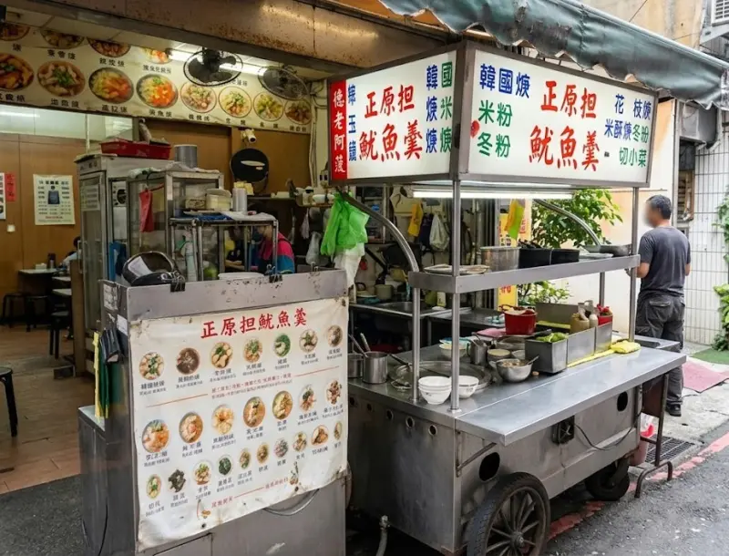 正原担魷魚羹蚵仔煎