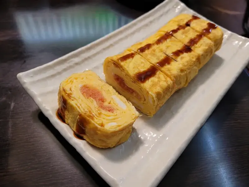明太子玉子燒對應餐點原圖