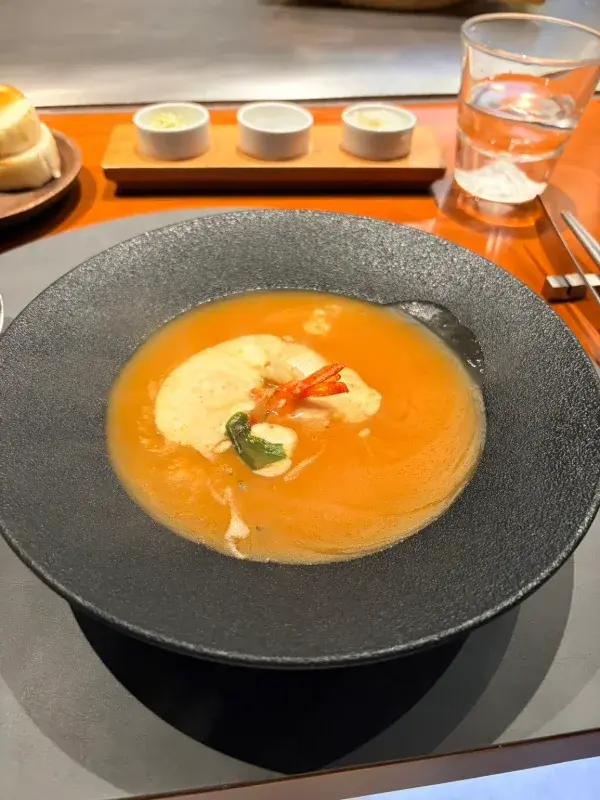 奶油蝦子湯