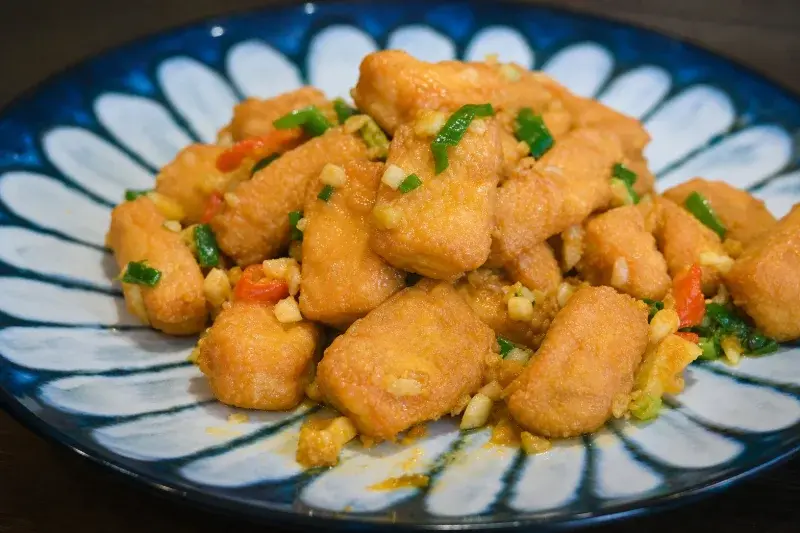 禾作Hezuo|私房菜·餐聚|的金沙豆腐