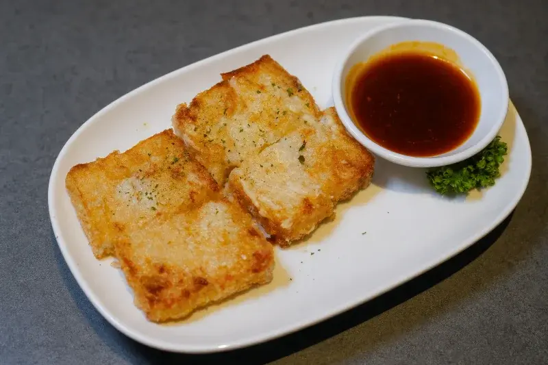 雲太閒茶館的香酥蘿蔔糕
