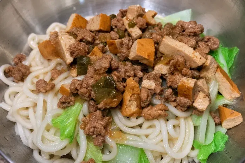 新上海點心的炸醬麵