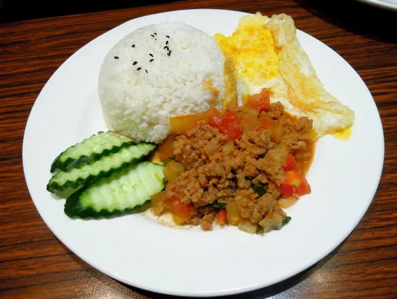 打抛豬肉飯原圖