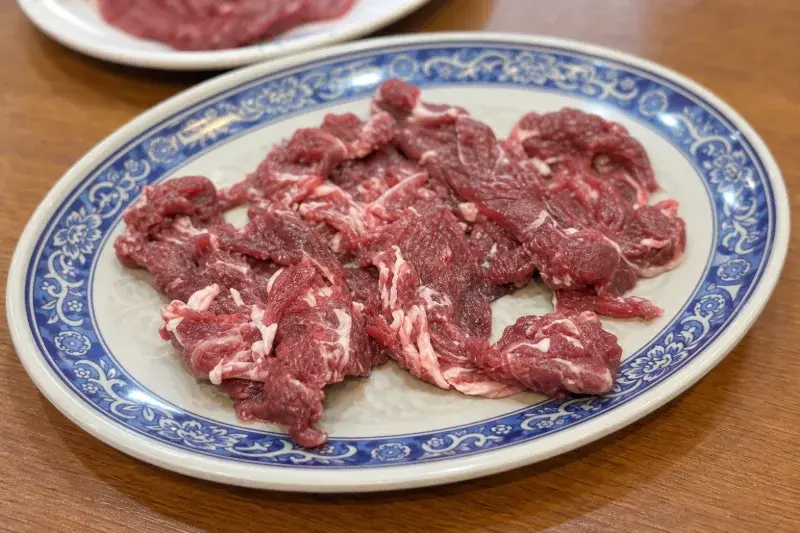 牛老大涮牛肉 高雄總店的五花牛肉