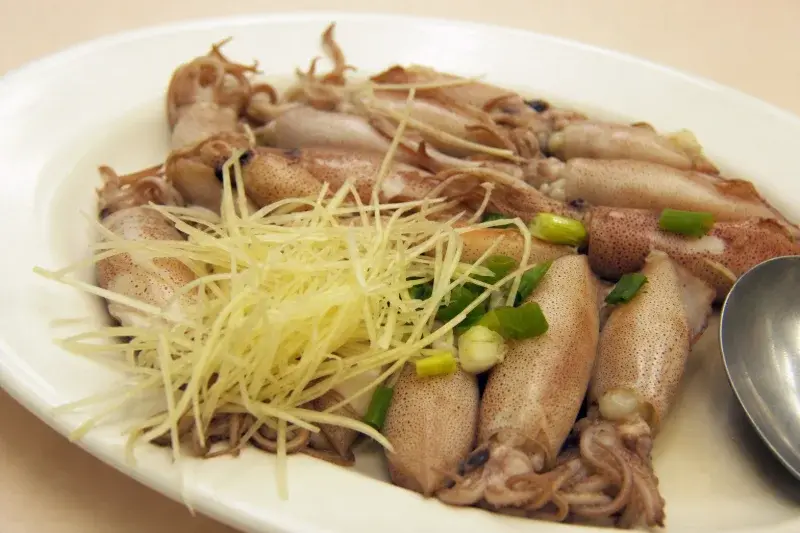 海天下海產餐廳的清蒸小卷