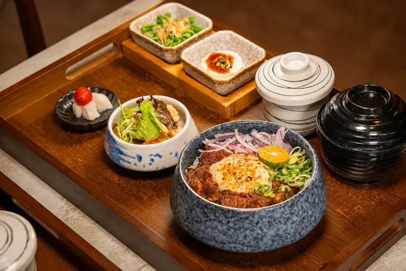 醬烤牛排丼 定食