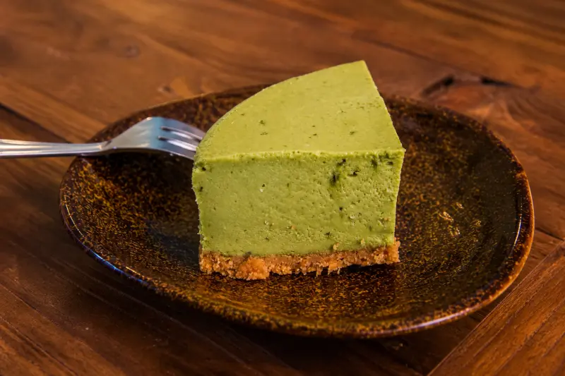 耀café的抹茶起司蛋糕
