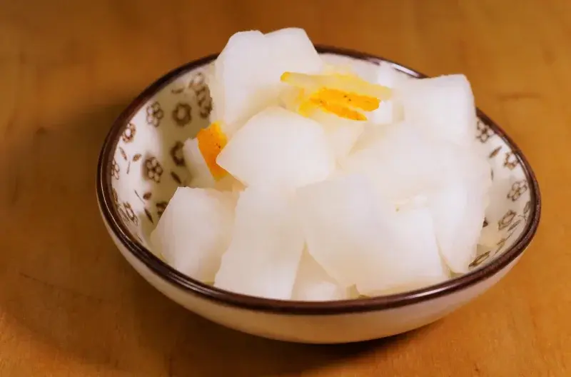 晴拉麵(最後點餐13:45/21:30)的醃漬大根