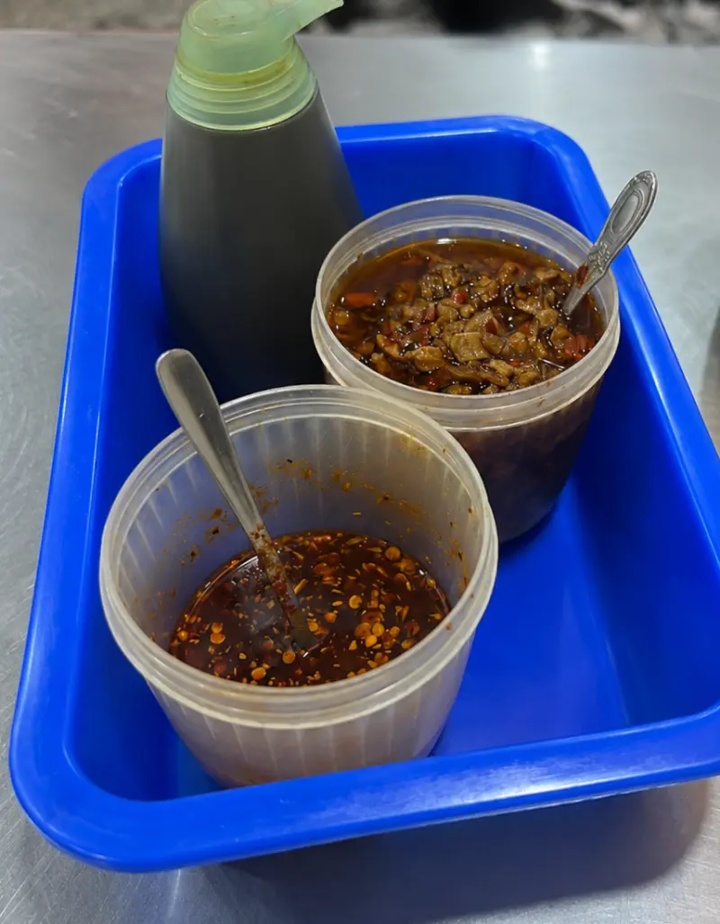 板橋阿國麻辣麵線甜不辣探店照片
