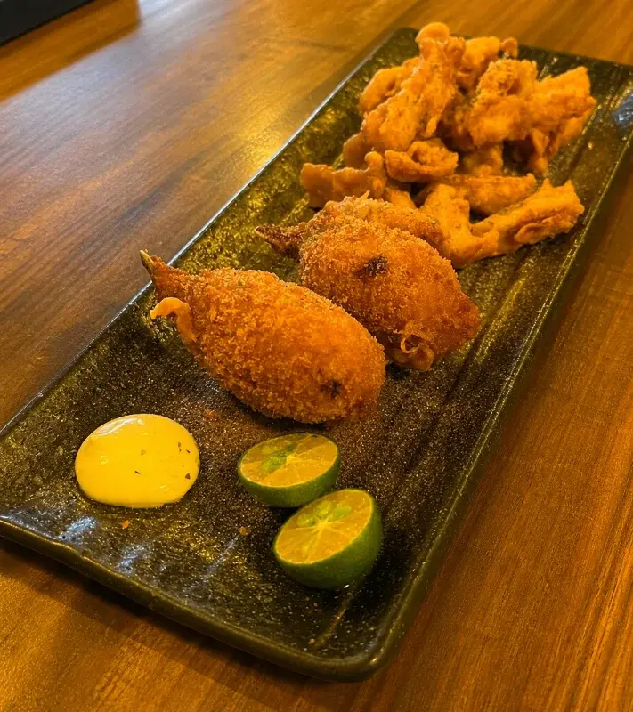 奶油蟹鉗可樂餅