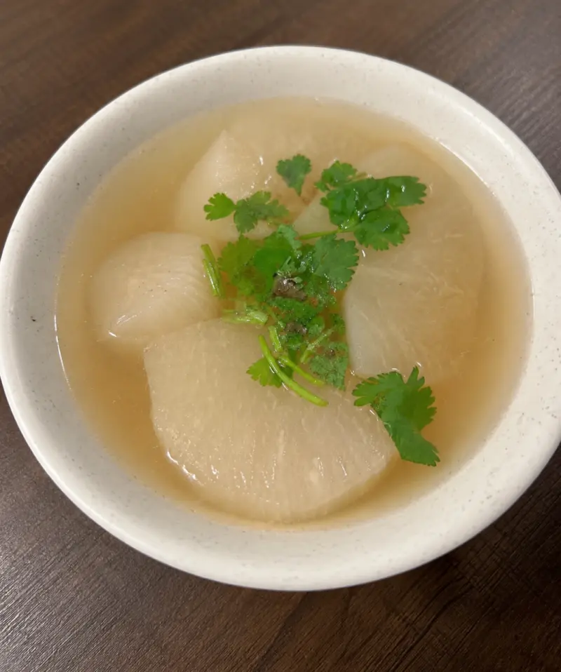 肥老吉羊肉羹的蘿蔔湯