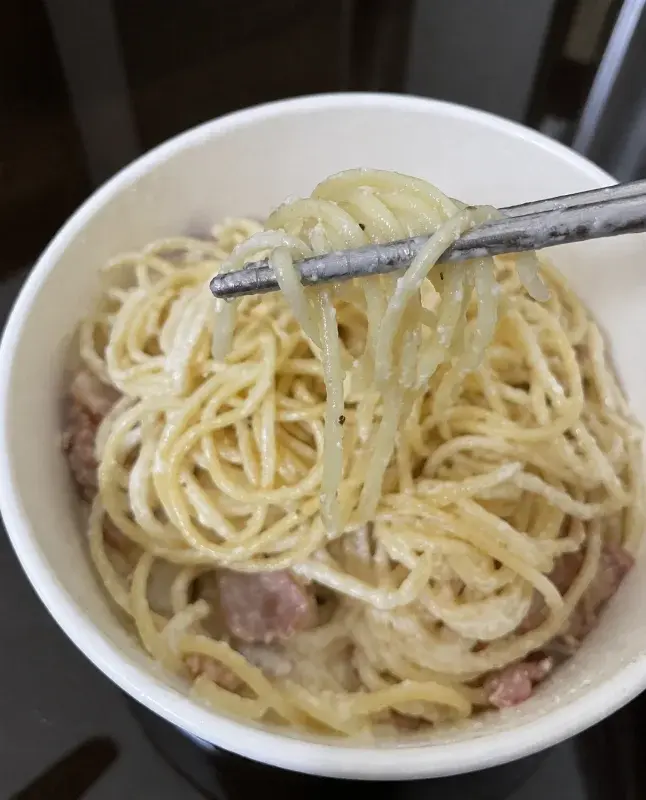 奶油培根麵