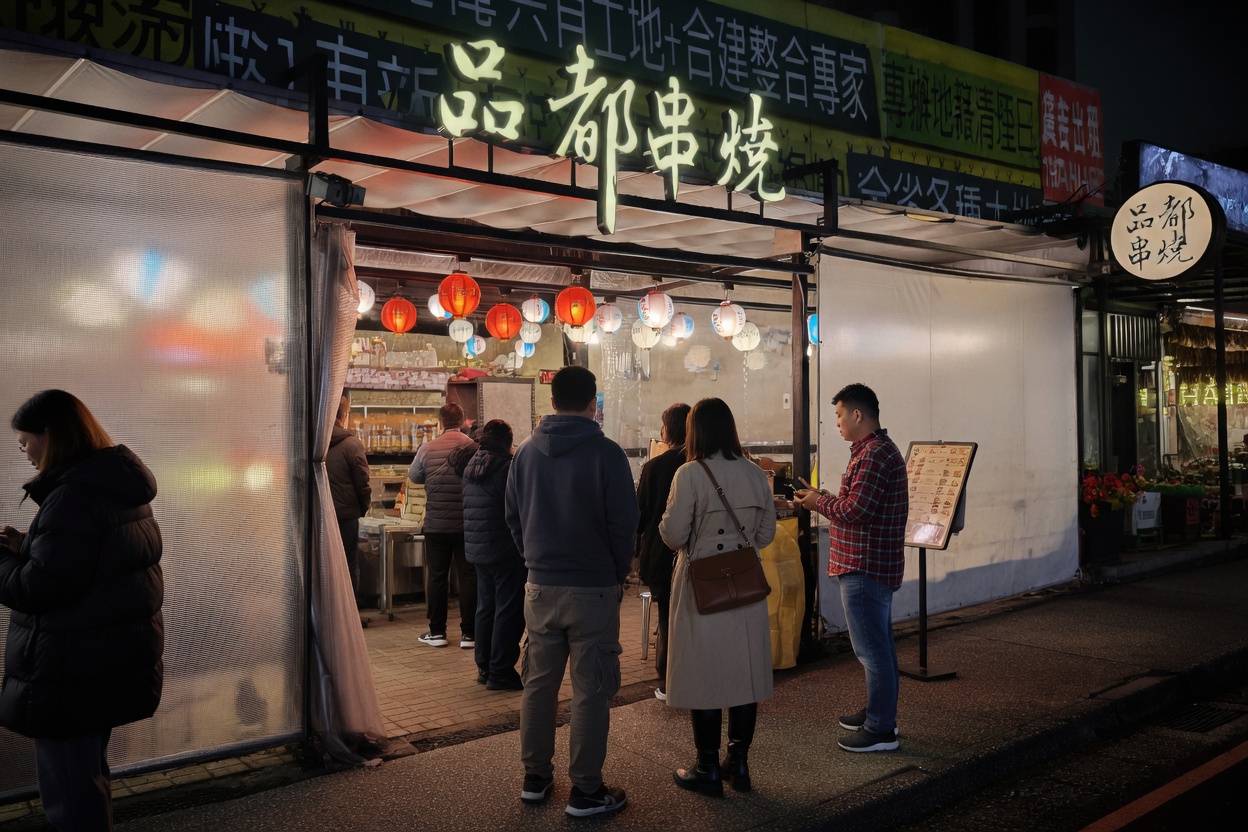 品都串燒攤 板橋