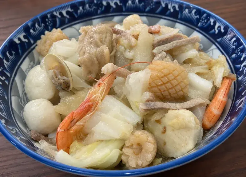 雙葉海鮮魚麵 美食照片 3
