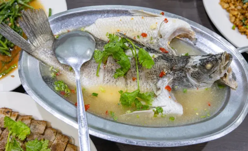 清蒸檸檬魚
