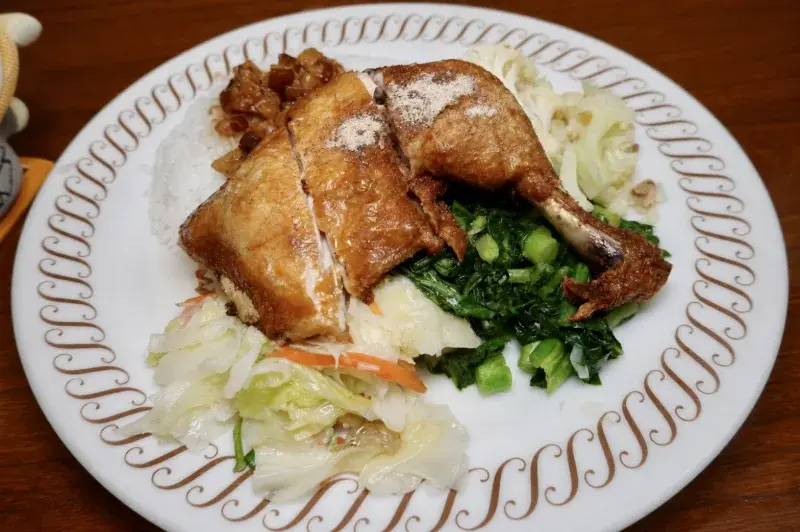 青島排骨便當 美食照片 2
