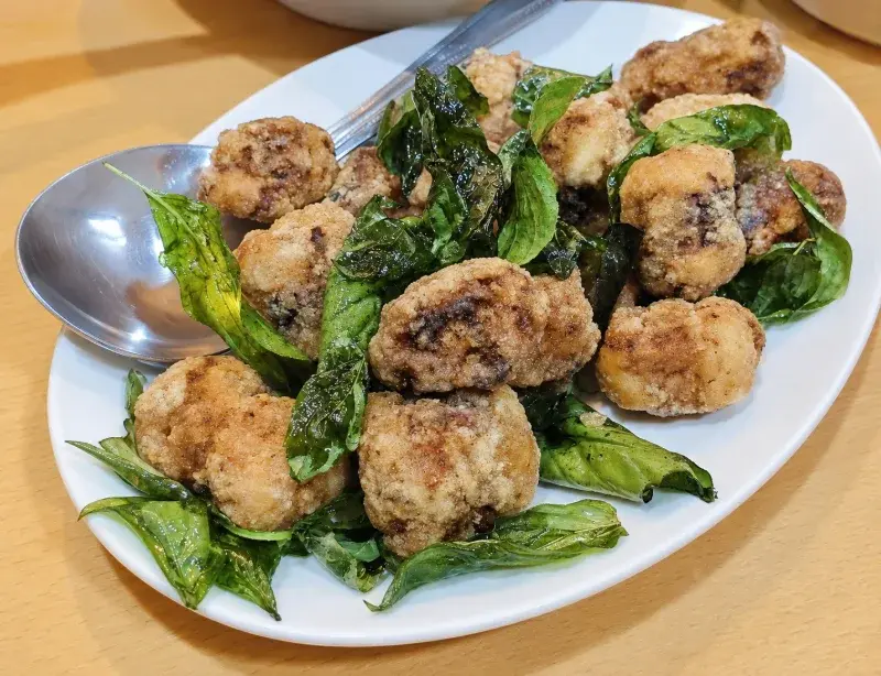炸章魚