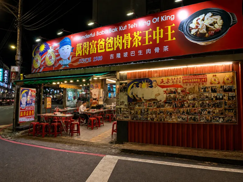 萬得富爸爸肉骨茶王中王美食網紅店 店家封面