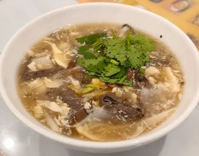 杭州小籠湯包的酸辣湯
