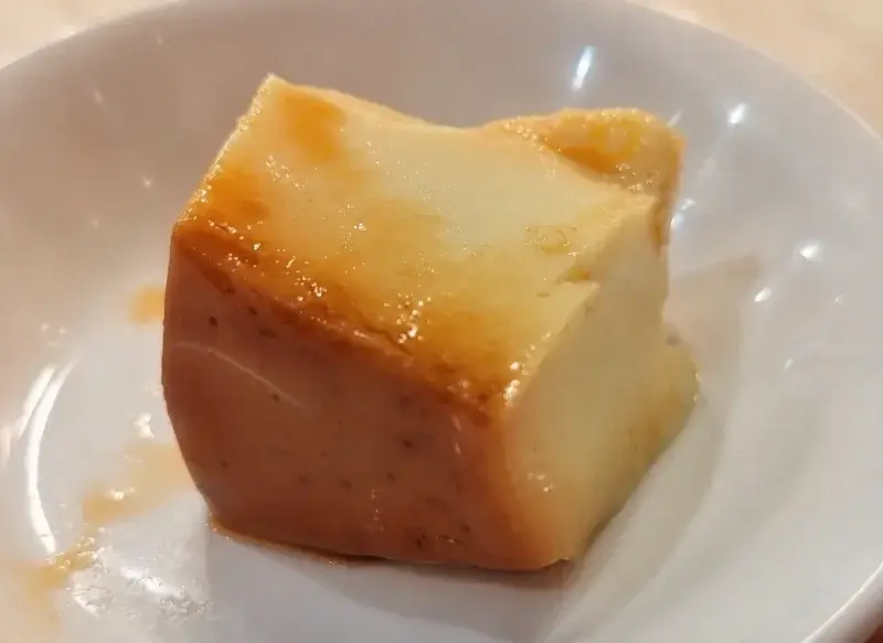 雞家莊本店的雞蛋布丁