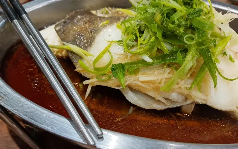 清蒸鱈魚