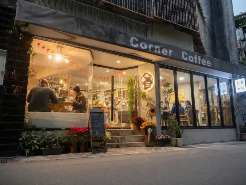 Corner Coffee腳落咖啡-北投咖啡|義大利麵|簡餐|自烘咖啡|深夜咖啡|寵物友善