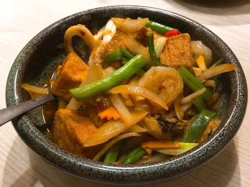喬園二店的鐵板豆腐