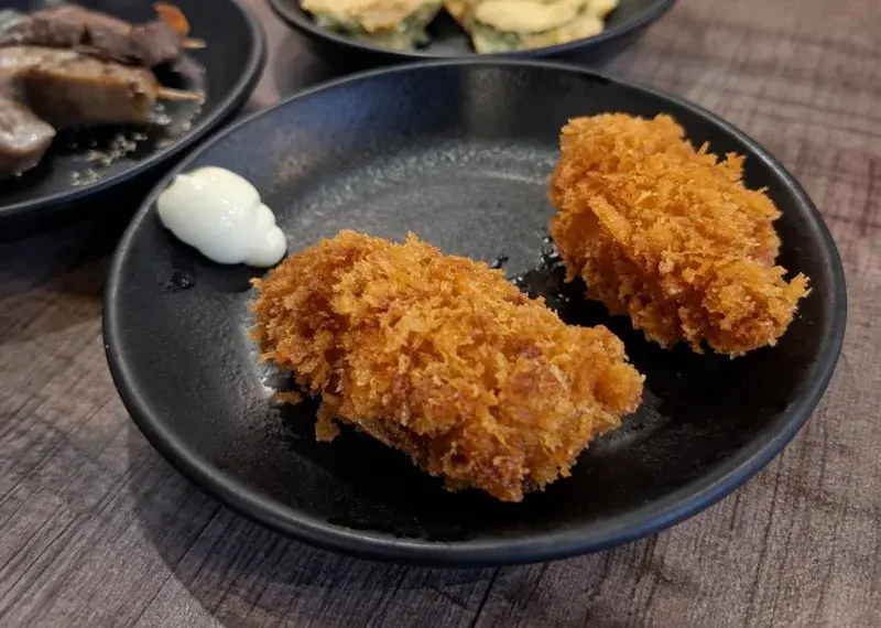 串燒殿 敦南本店的炸廣島牡蠣
