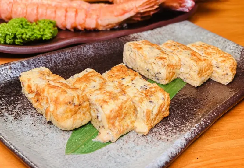 玖酒井食事町的松露玉子燒