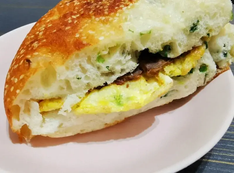 老爹手工蔥大餅 美食照片 2