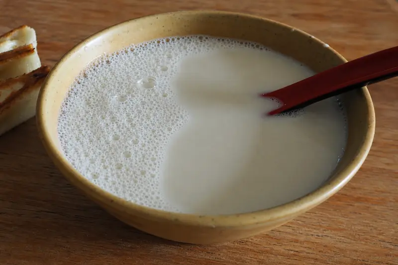 美好早點小籠包的豆漿