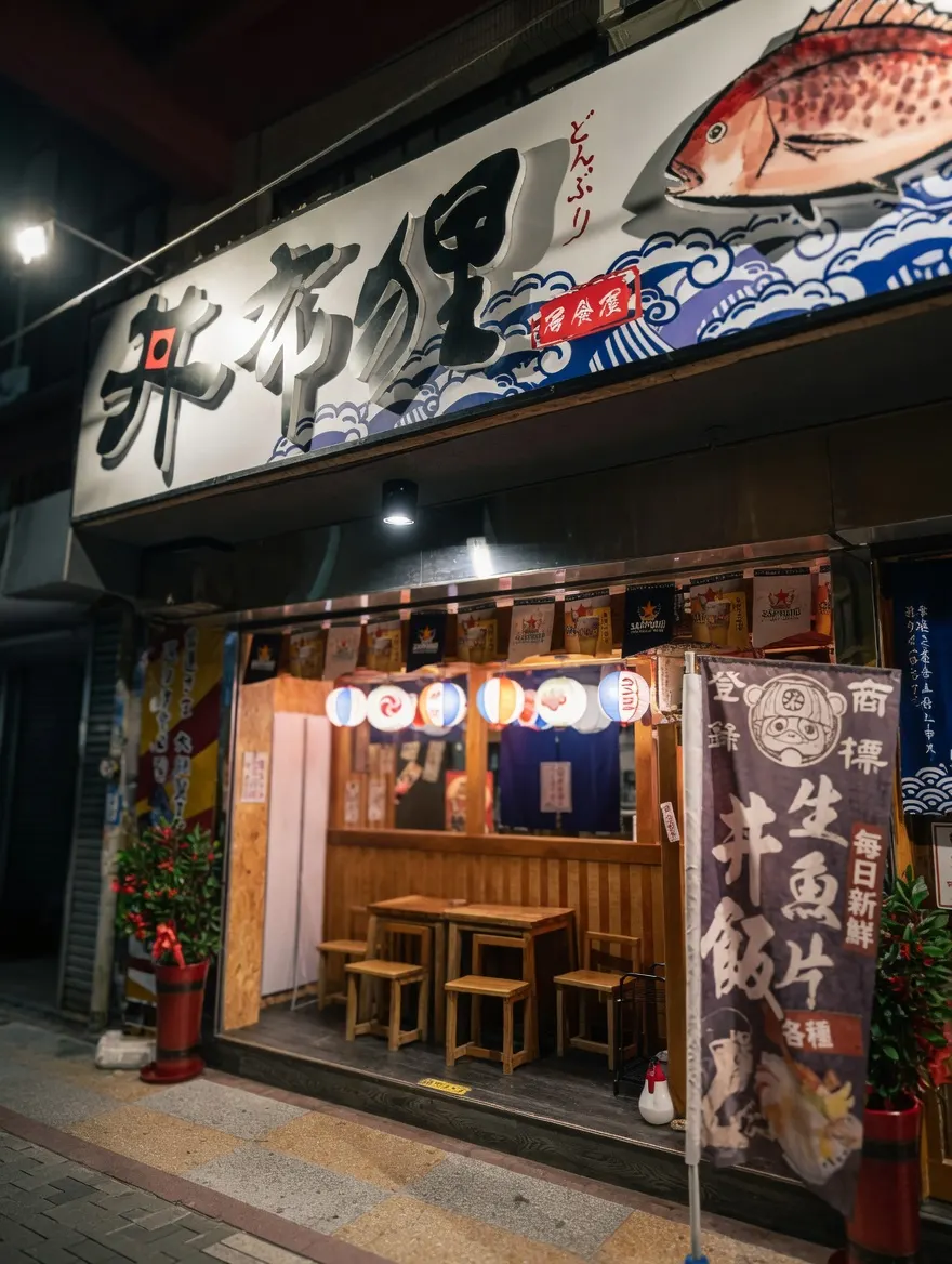 丼布狸居食屋(店休不定休,請先查詢google和粉絲團)