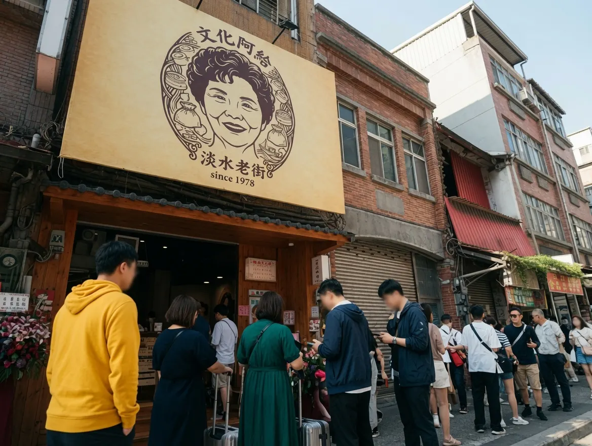 淡水老街文化阿給